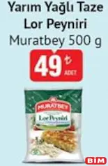MURATBEY YARIM YAĞLI TAZE LOR PEYNİRİ 500 G MURATBEY YARIM YAĞLI TAZE LOR PEYNİRİ 500 G